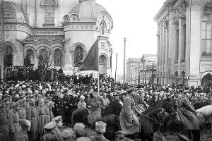 Митинг по случаю известия о Февральской революции в Петрограде © Фото с сайта commons.wikimedia.org