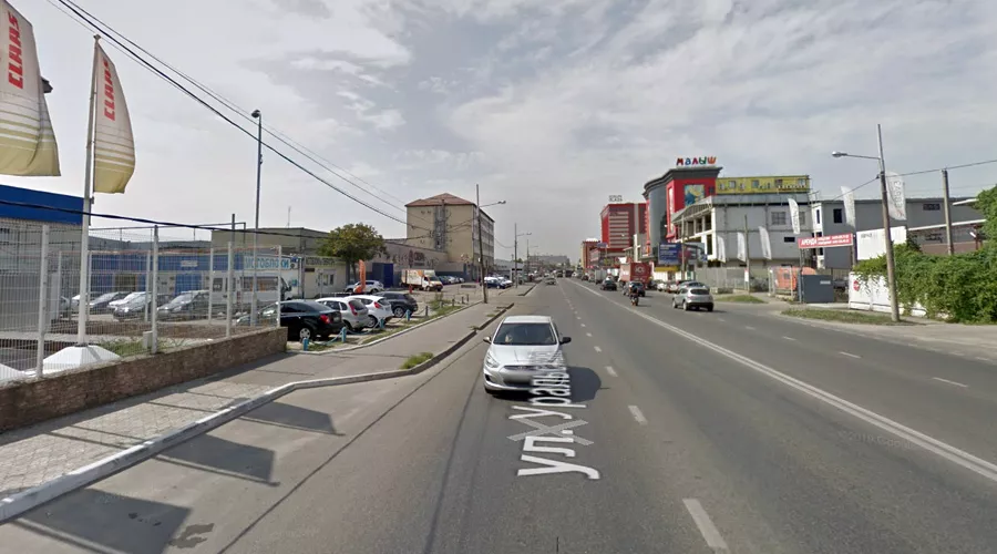 Улица Уральская в районе дома №130 – одна из конечных точек ремонтных работ в июле-ноябре 2024 г. &copy;&nbsp;Скриншот сайта Google.com/maps