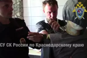 Следственный эксперимент  &copy;&nbsp;Скриншот видео пресс-службы СУ СК РФ по Краснодарскому краю