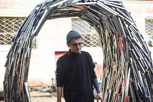 Draped Data Владимира Омутова &copy;&nbsp;Фото Елены Синеок, Юга.ру