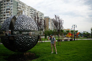 Открытие скульптуры «Точка» в Краснодаре © Фото Юга.ру