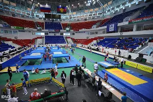 Чемпионат ЮФО по прыжкам на батуте, двойном минитрампе и акробатической дорожке &copy;&nbsp;Алёна Живцова, ЮГА.ру