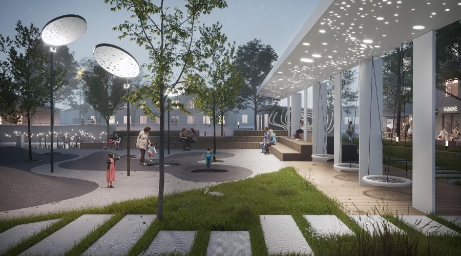 Проект центральной площади Белореченска © Фото Антона Быкова