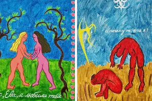 Картины Даши Бедной &copy;&nbsp;Фото из соцсетей художницы