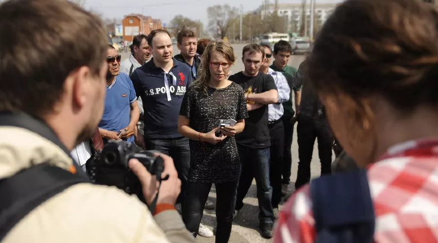 Митинг в поддержку экс-кандидата в мэры Астрахани Олега Шеина &copy;&nbsp;Михаил  Мордасов. ЮГА.ру