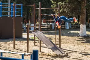 Парк имени Ивана Семыкина в станице Тбилисской &copy;&nbsp;Фото Евгения Мельченко, Юга.ру