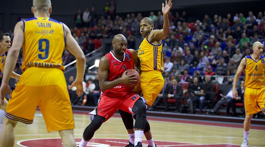 «Локомотив-Кубань» на последних секундах уступил «Гран-Канарии» в матче Еврокубка © Фото с сайта lokobasket.com