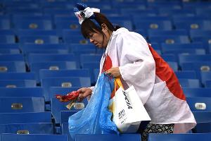 Японские болельщики  © Фото со страницы twitter.com/fifaworldcup_ru