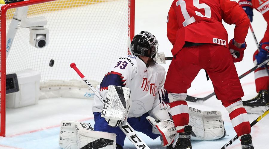 Матч ЧМ-2019 по хоккею Россия — Норвегия © Фото пресс-службы Федерации хоккея России