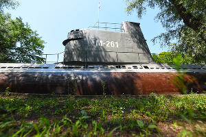 Подводная лодка М-261 на Затоне, июль 2020 года © Фото Елены Синеок, Юга.ру