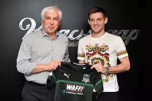 Владимир Хашиг и Руслан Камболов &copy;&nbsp;Фото пресс-службы ФК &laquo;Краснодар&raquo;