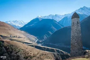 Памятник архитектуры "Хамишки" в Джейрахском ущелье в Ингушетии &copy;&nbsp;Елена Синеок, ЮГА.ру