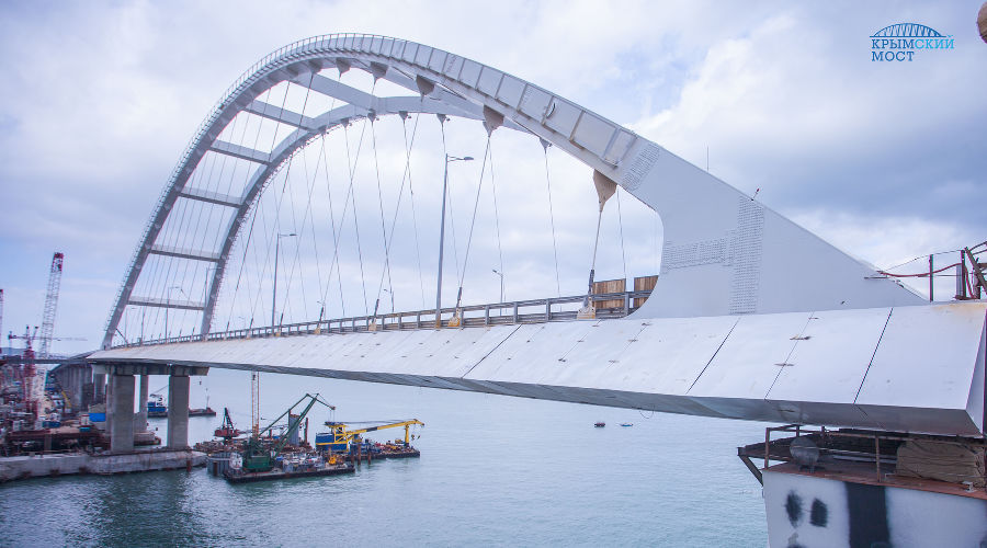 Строительство Крымского моста © Фото инфоцентра «Крымский мост», most.life