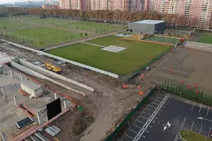 Cтройка нового стадиона ФК «Краснодар» &copy;&nbsp;Фото Евгения Таранжина