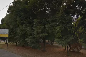 Вид на сквер со стороны улицы Дзержинского &copy;&nbsp;Скриншот страницы www.google.com/maps