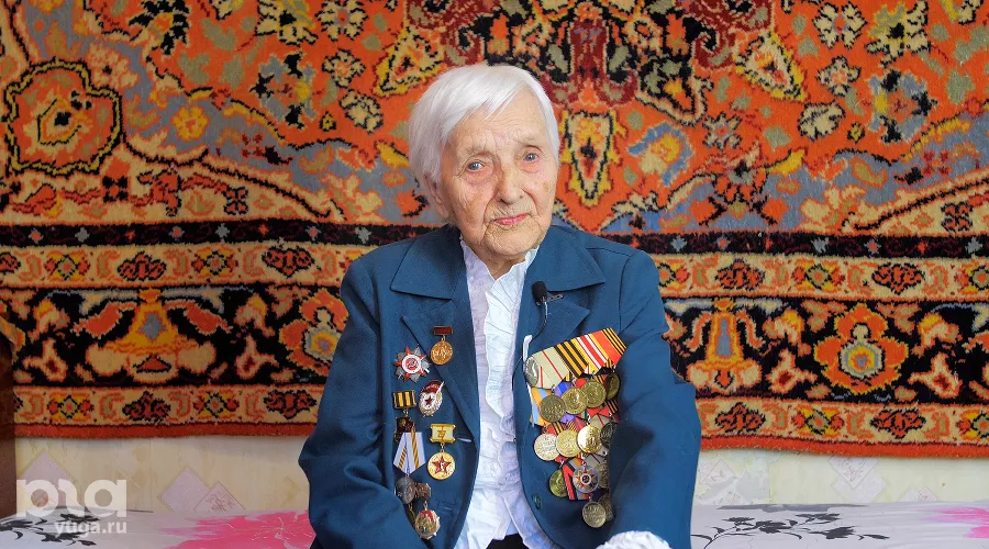 Валентина Ануфриевна Чумаченко, ветеран ВОВ &copy;&nbsp;Скриншот из видео онлайн-проекта &laquo;Ростелекома&raquo; &laquo;Говорят ветераны&raquo;