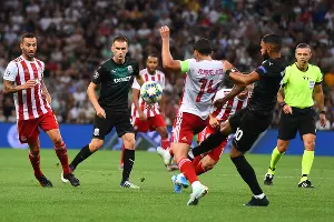 Матч «Краснодар» — «Олимпиакос», Краснодар, 27 августа 2019 года &copy;&nbsp;Фото Елены Синеок, Юга.ру