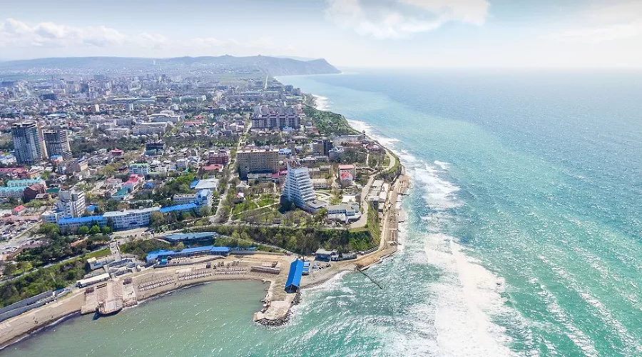 Анапа. Панорама Яндекс.Карт &copy;&nbsp;https://yandex.ru/maps/org/administratsiya_goroda_kurorta_anapa/1003247451/?ll=37.316717%2C44.894512&panorama