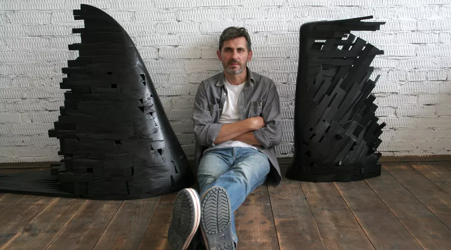 Скульптор Валерий Пчелин &copy;&nbsp;Фото Анны Пчелиной