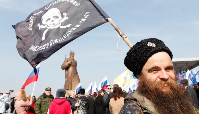 Митинг в поддержку Крыма и народа Украины в Ставрополе &copy;&nbsp;Эдуард Корниенко, ЮГА.ру