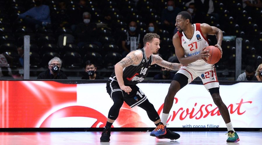 Матч Еврокубка «Виртус» — «Локомотив-Кубань» © Фото пресс-службы ПБК «Локомотив-Кубань»