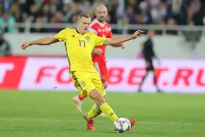 Виктор Классон. Матч Лиги Наций Россия — Швеция, 11 октября 2018 года, Калининград &copy;&nbsp;Фото пресс-службы РФС