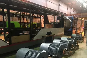 Сборка троллейбусов на заводе &copy;&nbsp;Фото пресс-службы администрации Краснодара