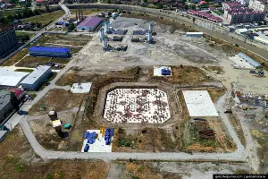 Строящийся небоскреб &laquo;Ахмат тауэр&raquo; &copy;&nbsp;Фото Славы Степанова