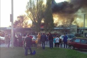 Пожар в Волгодонске © Фото со страницы instagram.com/evgenya_gorenko