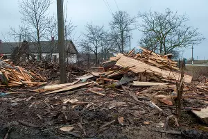 Поселок МТФ-1, находящийся в 1,3 км от белореченского полигона &copy;&nbsp;Фото Дмитрия Пославского, Юга.ру