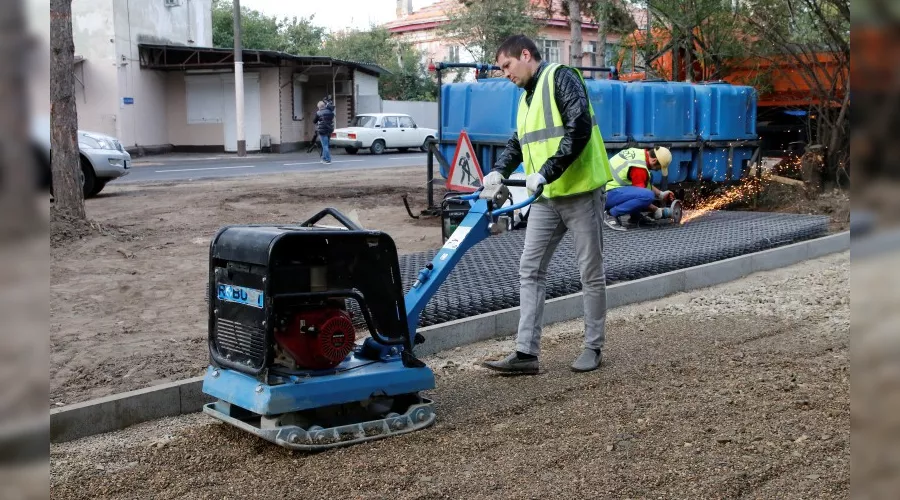 Реконструкция сквера Дальнего в Краснодаре &copy;&nbsp;Фото пресс-службы администрации Краснодара