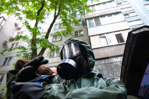 Дезинфекция жилых домов в Краснодаре © Фото Дмитрия Леснова, Юга.ру