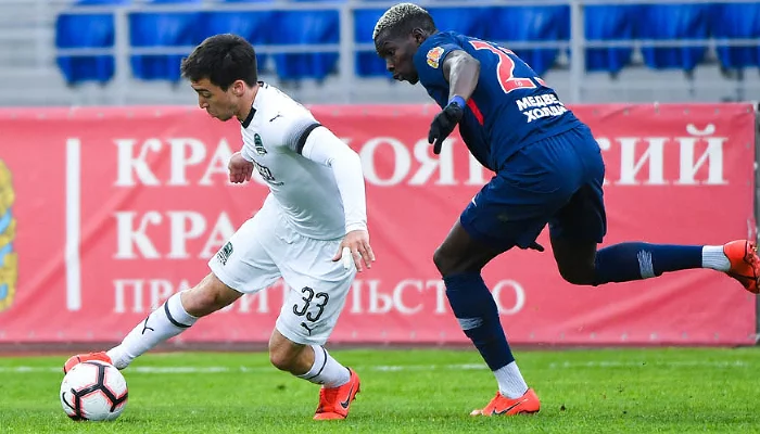 Матч «Енисей» — «Краснодар» &copy;&nbsp;Фото пресс-службы ФК &laquo;Краснодар&raquo;