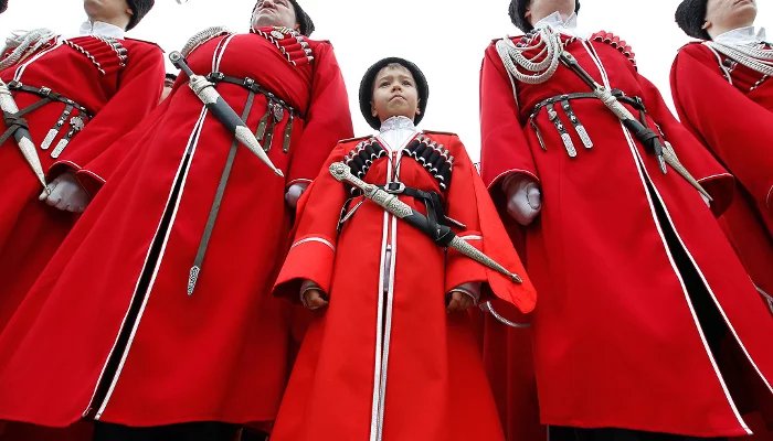 Парад казаков в Краснодаре &copy;&nbsp;Эдуард Корниенко, ЮГА.ру