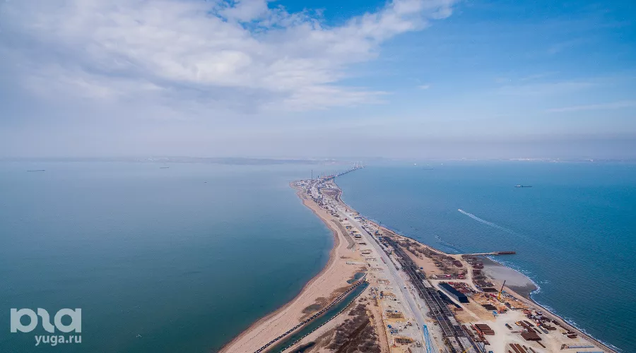 Строительство Крымского моста &copy;&nbsp;Фото Виталия Тимкива, Юга.ру