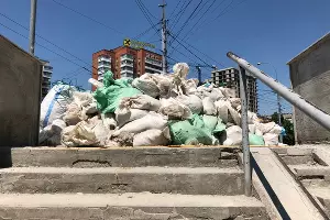 Ремонт подземного перехода на Старокубанском кольце &copy;&nbsp;Фото Елены Синеок, Юга.ру