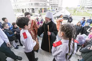 Освящение иконостаса в храме Святого Апостола Андрея Первозванного в Краснодаре &copy;&nbsp;Фото Евгения Резника, Юга.ру