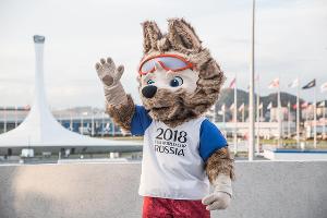 Официальный талисман Чемпионата мира по футболу 2018 года – Забивака © Фото Евгения Резника, Юга.ру