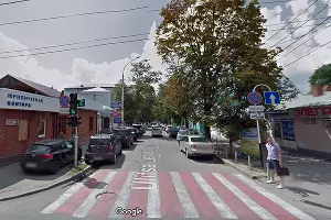 Вид на улицу Ленина от пересечения с Октябрьской &copy;&nbsp;Скриншот сайта Google.com/maps