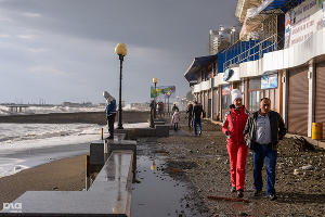 Шторм в Сочи &copy;&nbsp;Нина Зотина, ЮГА.ру