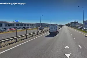 Восточный обход Краснодара  &copy;&nbsp;Скриншот страницы сервиса &laquo;Яндекс Карты&raquo;, 2025 год