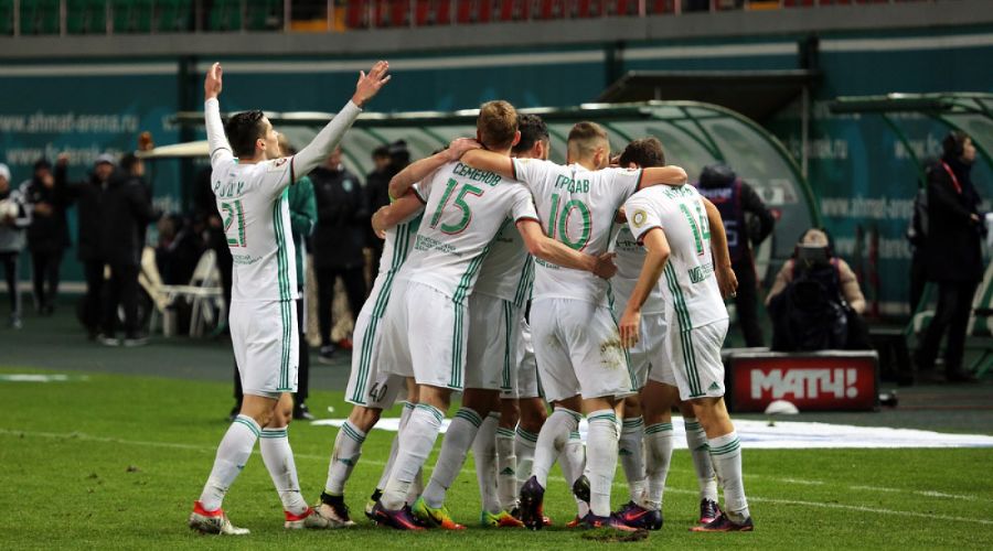 Матч чемпионата России «Зенит» — «Терек» © Фото с официального сайта ФК «Терек», fc-terek.ru