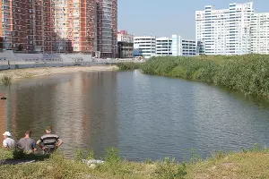 Карасунское озеро в Комсомольском микрорайоне &copy;&nbsp;Фото пресс-службы администрации Краснодара