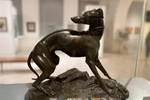 «Охотничья собака», Жан-Франсуа-Теодор Гехтер &copy;&nbsp;Скриншот фото из телеграм-канала &laquo;Музей Коваленко&raquo;