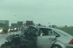 ДТП в Анаставиевской © Фото из аккаунта в инстаграме instagram.com/dtpkrd