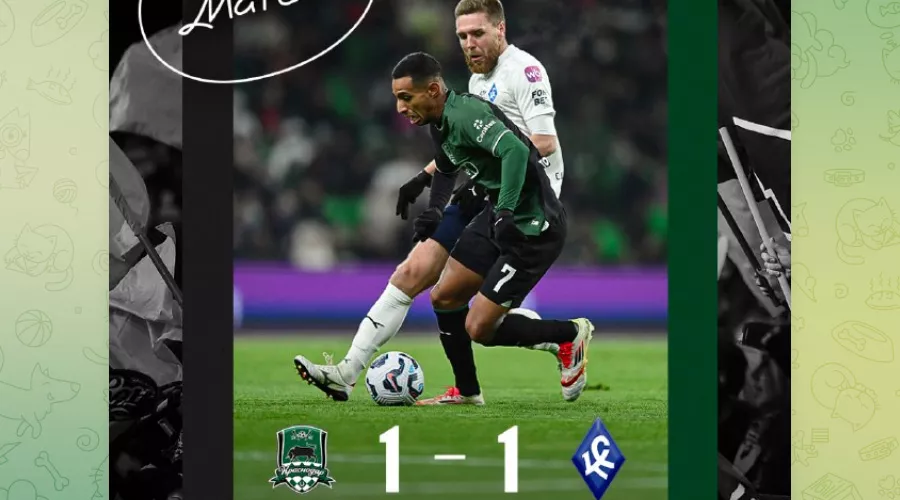  &copy;&nbsp;Скриншот публикации в телеграм-канале ФК &laquo;Краснодар&raquo;, T.me/fckrasnodar