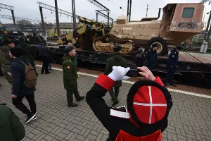 Спецпоезд «Сирийский перелом» в Краснодаре &copy;&nbsp;Фото Елены Синеок, Юга.ру