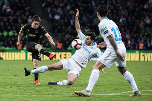 Матч «Краснодар» — «Зенит», Краснодар, 20 апреля 2019 года &copy;&nbsp;Фото Елены Синеок, Юга.ру