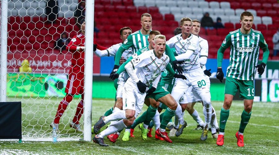 Матч 18-го тура РПЛ «Рубин» — «Ахмат» © Фото пресс-службы ФК «Рубин»