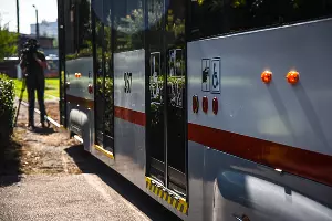 Презентация нового трамвая в Краснодаре &copy;&nbsp;Фото Елены Синеок, Юга.ру